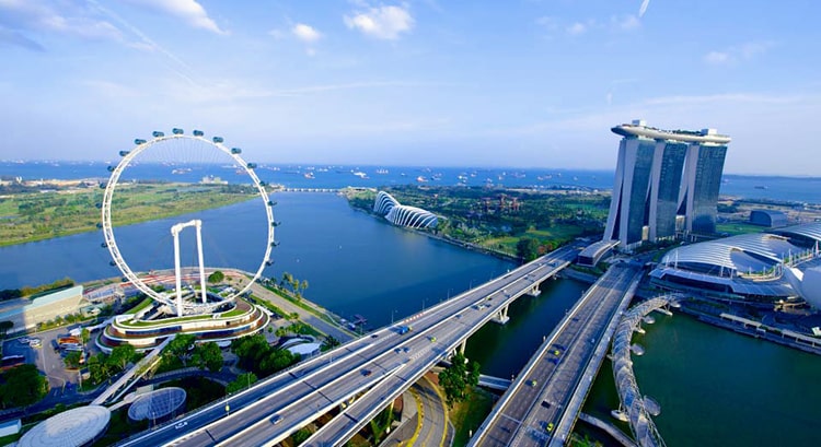 Những địa điểm du lịch nổi tiếng ở Singapore - Singapore Flyer
