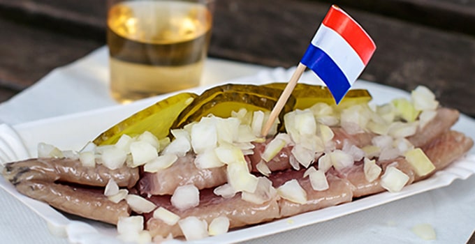 Ẩm thực Amsterdam Raw herring